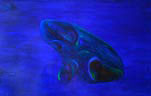 frosch (110x90cm �l/Leinwand 2002)