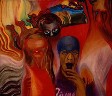 x-terrestrisch (87x75cm �l/Leinwand 1995)