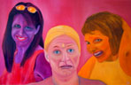 3 grazien (125x80cm �l/Leinwand 2001)