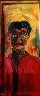 akkordeonist (120x52cm �l/Karton hinter Glas 1983)