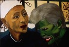 puppenspieler (120x80cm �l/Leinwand 1995)