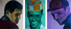 triptychon morocco (3x 50x40cm �l/Leinwand 2001)